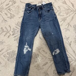 Abercrombie & Fitch Blue Straight Leg Jeans